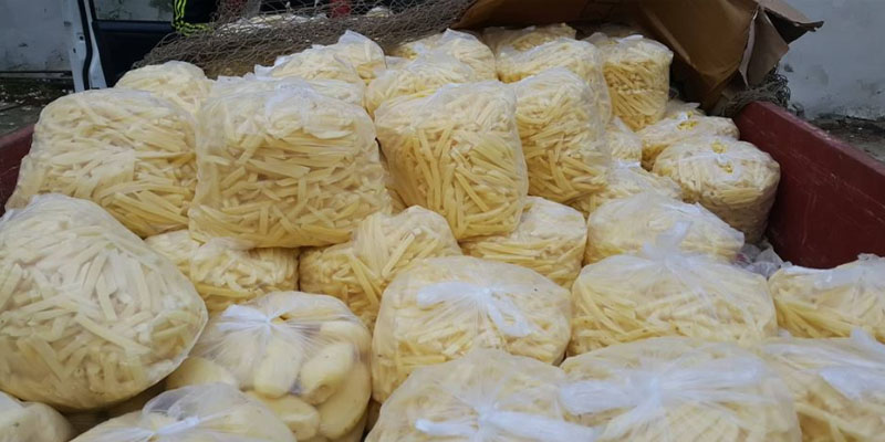 تونس: حجز طن من البطاطا الفاسدة المعدة للقلي